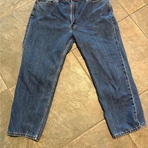 Levi's 550 Relaxed Fit Mens Denim Blue Jeans 42x30